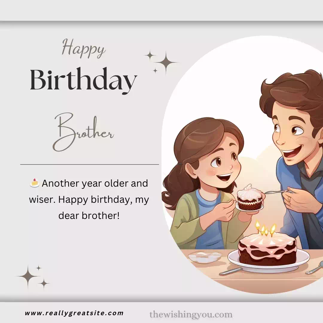 One Line Birthday Wishes For Brother 3