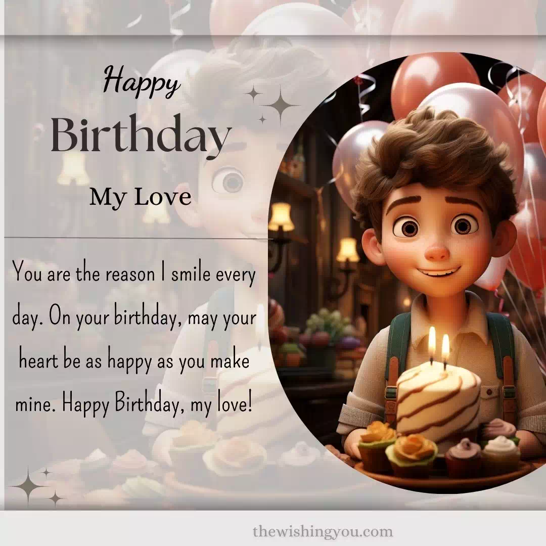 Advance Happy Birthday Wishes For Lover Quotes 6