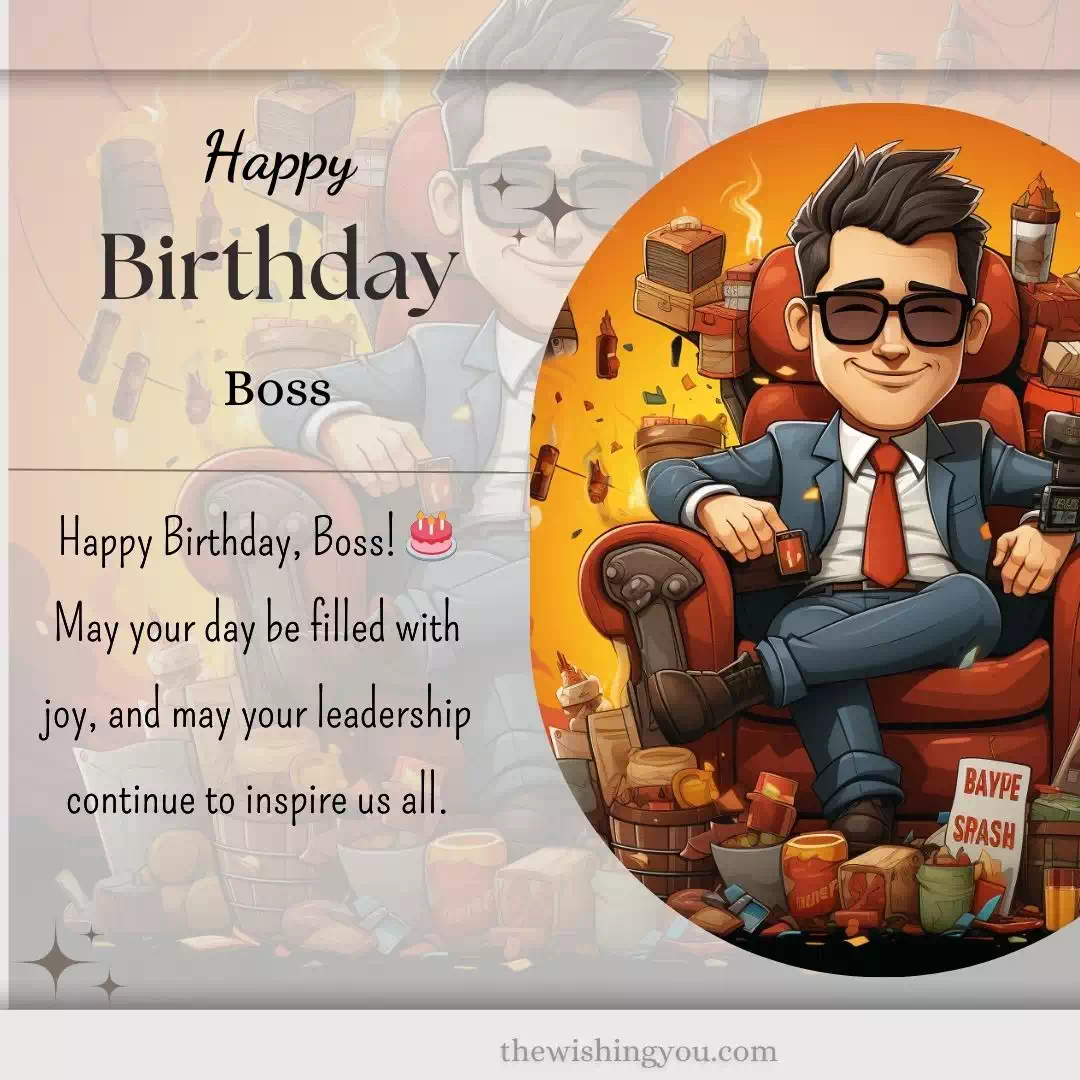 Birthday Wishes For Boss Images 1