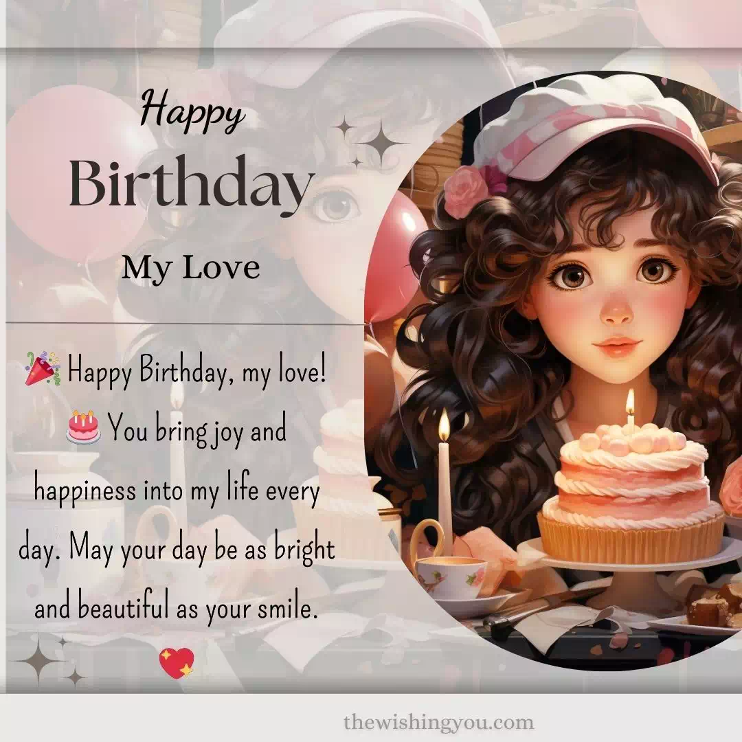 Birthday Wishes For Love Copy Paste With Emoji 1