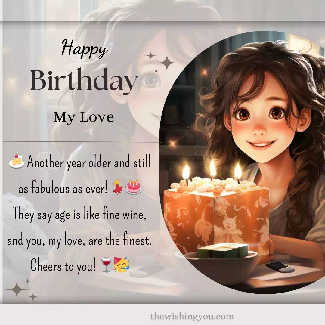 Birthday Wishes For Love Copy Paste With Emoji 12