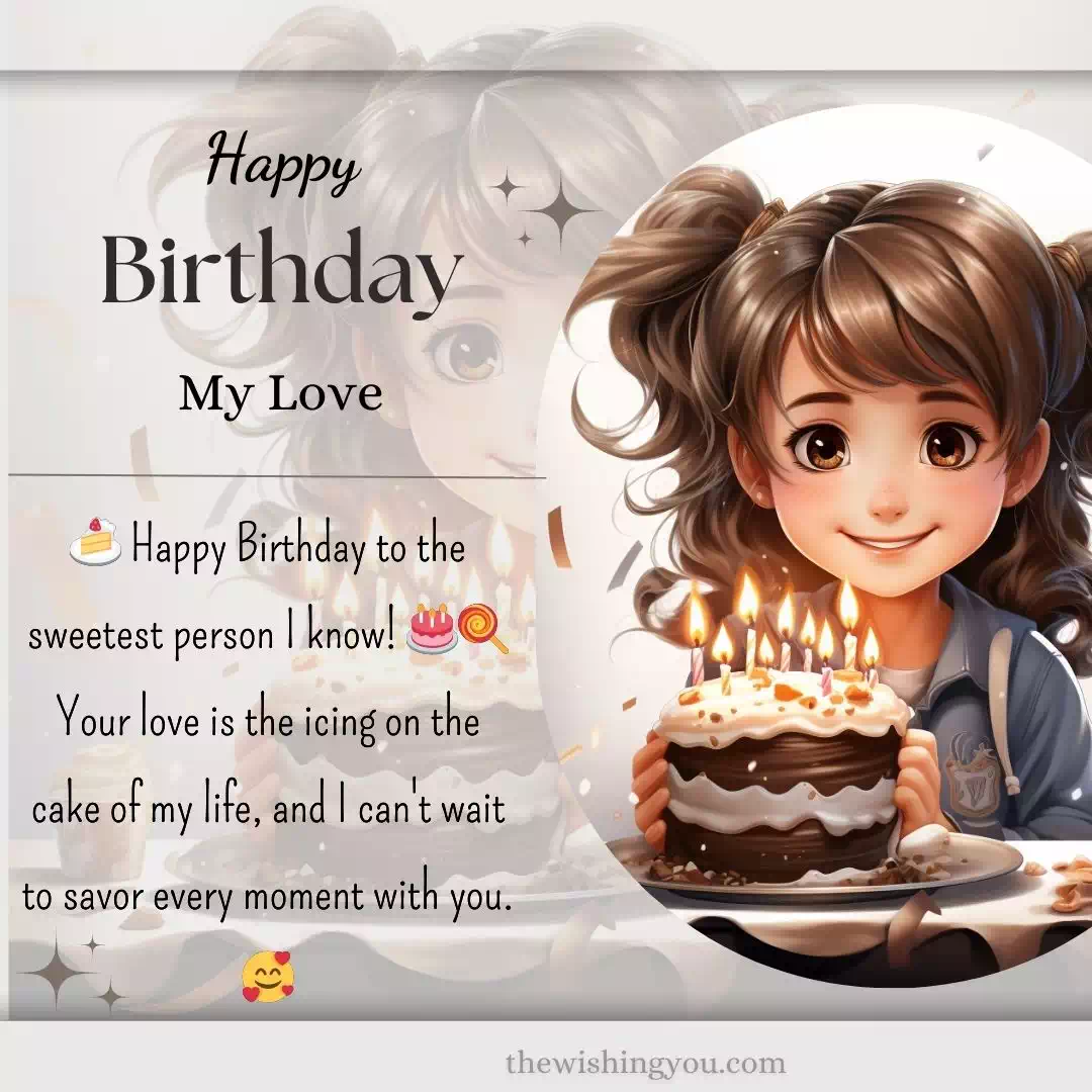 Birthday Wishes For Love Copy Paste With Emoji 13