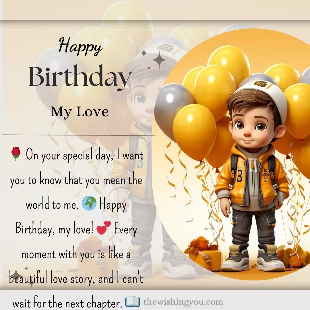 Birthday Wishes For Love Copy Paste With Emoji 4