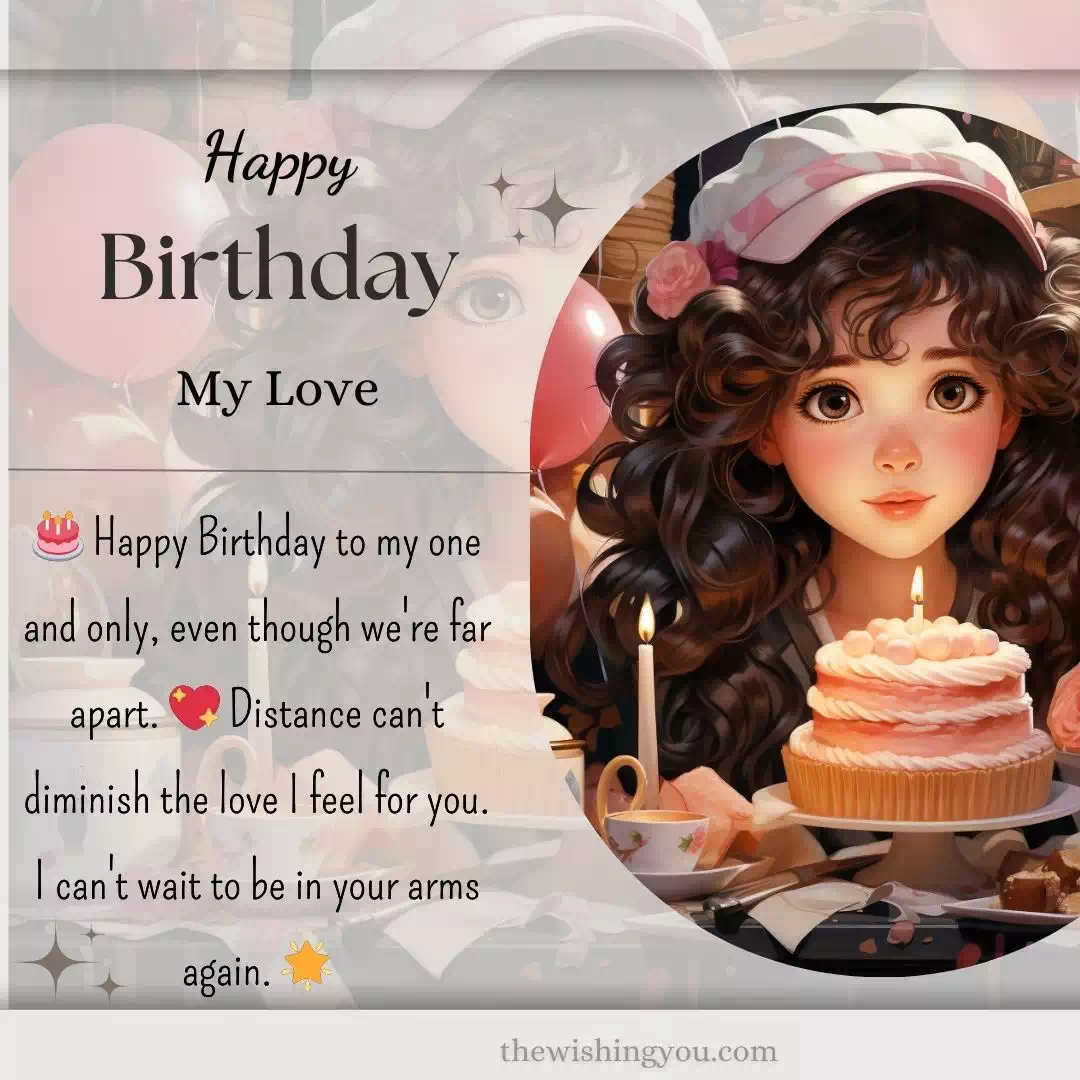 Birthday Wishes For Lover Long Distance 1