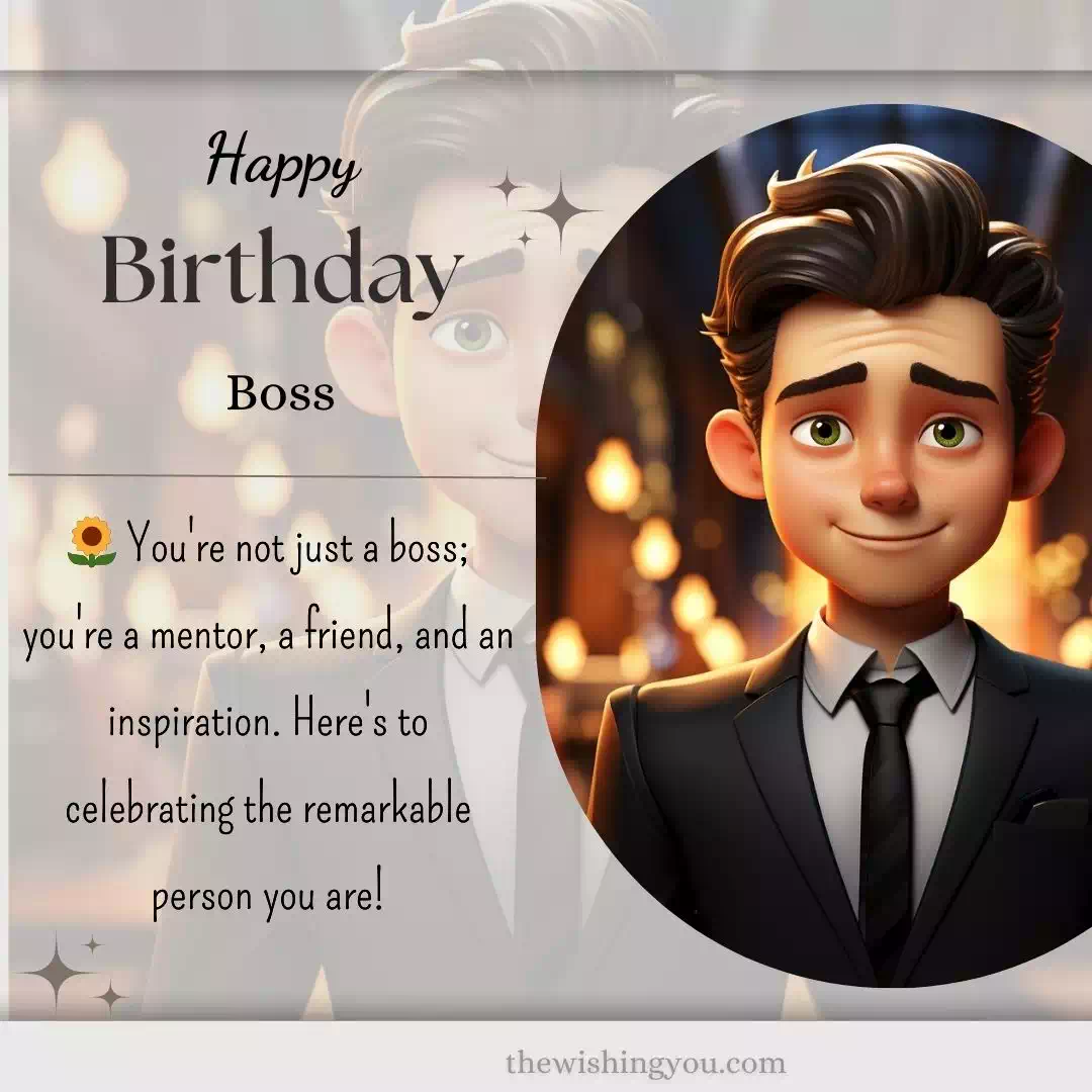 Birthday Wishes For Special Boss