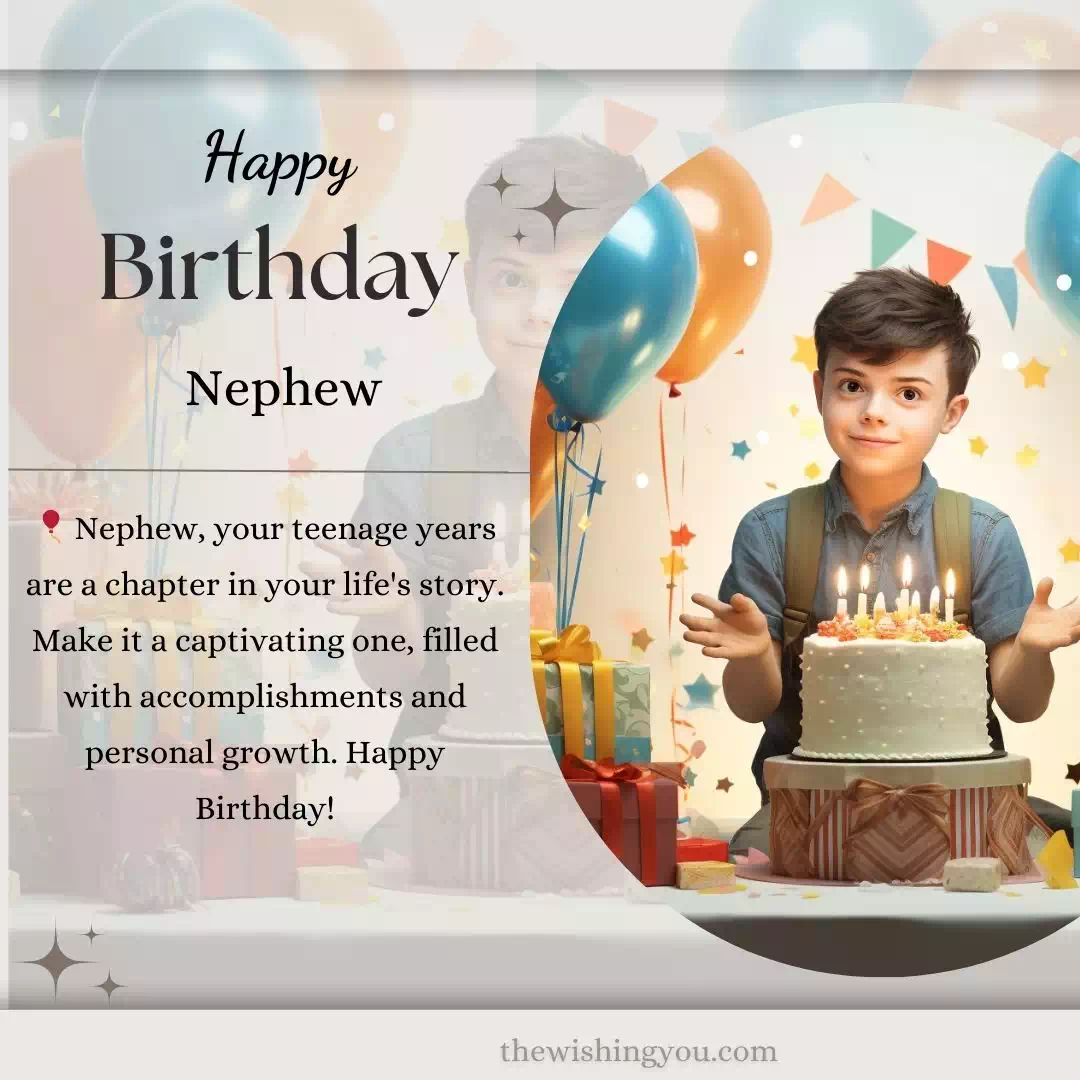 🎈 100+ Birthday Wishes For Teenage Nephew 🎂